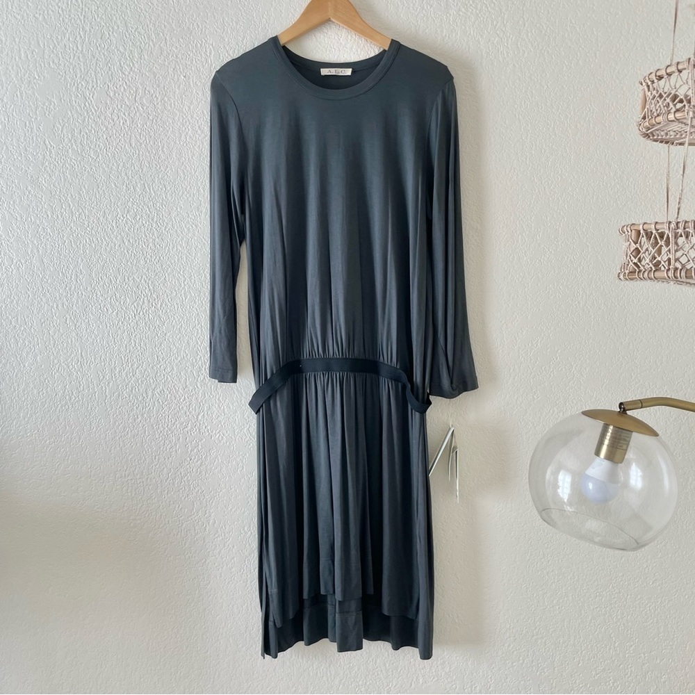NWT A.L.C. Long Sleeve Jersey Knit Dress